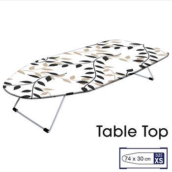 Прасувальна Розкладна Дошка для прасування Casa Si Table Top 73x30 White/Black Leaves (CS95159P168) Австрія