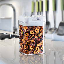 Герметична ємність 50208-0020 для зберігання круп та спецій, 0,8 л, Білий (WAN)