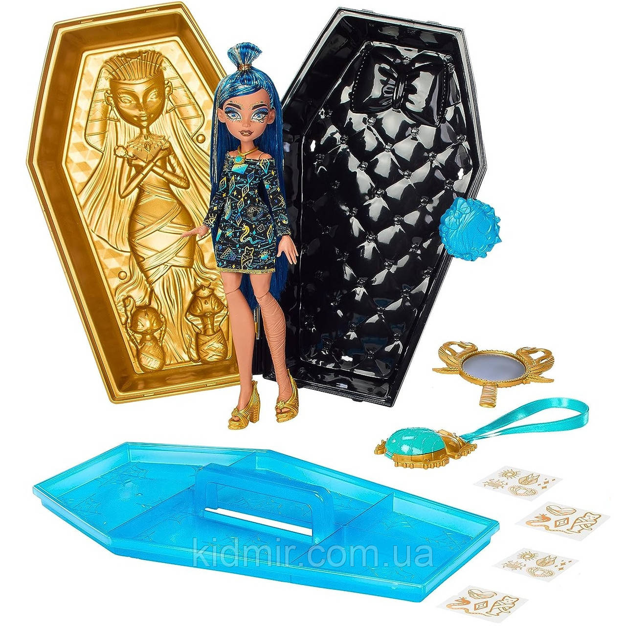 Лялька Монстр Хай Клео де Ніл Золотий саркофаг Monster High Cleo De Nile HNF72, фото 1