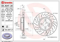 Тормозной диск MINI MINI (R56) / MINI MINI CLUBVAN (R55) 2001-2015 г.