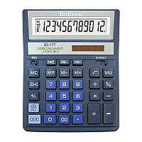 Калькулятор 12 розрядний 205x159x31 мм Brilliant BS-777BL