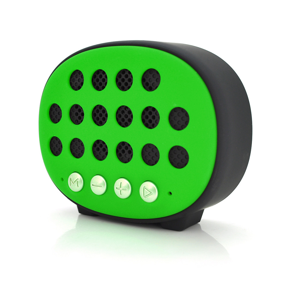 TU TU Колонка T9 Bluetooth 4.1 до 10m, 1х3W, 4Ω, 600mAh, ≥90dB, TF card/USB, DC 5V, Green