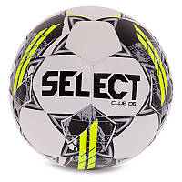 М'яч футбольний Select Club DB FIFA Basic V23 CLUB-4WGR No4 Біло-сірий (57609005)