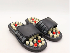 Рефлекторні масажні капці 40-41р, Massage Slipper, Масажне взуття для стоп. Акупунктурний масаж, фото 3