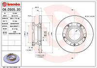 Тормозной диск FORD TRANSIT V363 (FCD, FDD) / FORD TOURNEO CUSTOM V362 (F3) 2012- г.