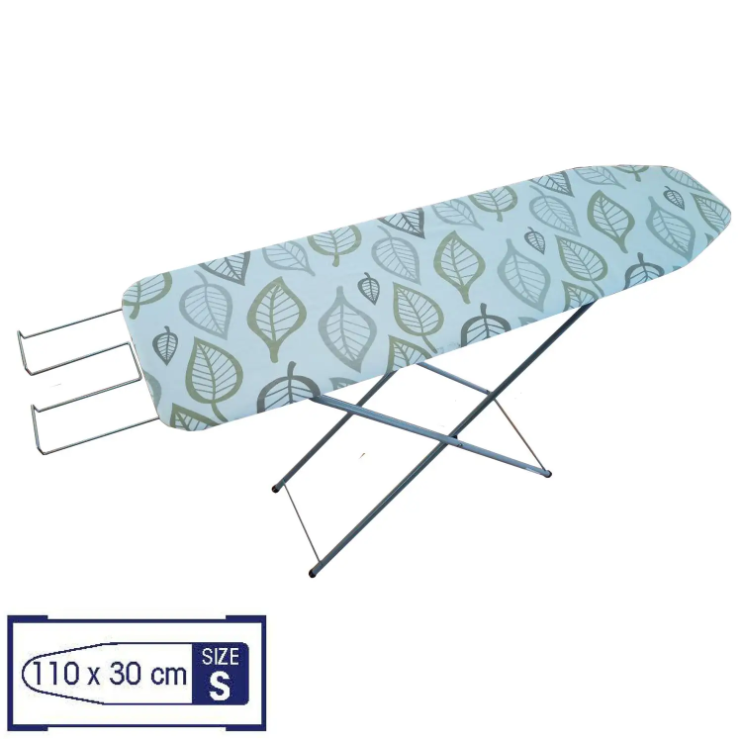 Прасувальна Розкладна Дошка для прасування Casa Si Legno S 110x30 Grey/Green Leaves (CS93533X04) Австрія, фото 1