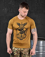 Тактическая потоотводящая футболка койот Odin ДШВ, военная футболка койот, тактическая футболка койот для НГУ