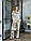 Стильний костюм 3 в 1му майка, рубашка, брюки, арт 517, беж тігр, фото 8