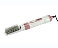Фен-щетка воздушный стайлер для волос 7 в 1 Gemei GM-4836, из керамики и ABS пластика бело-розовый mol-032 AND