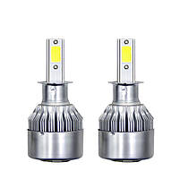 Автомобільні лампи C6 H3 LED Headlight 8V-48V 36W/3800Lm комплект автомобільних LED лампочок Н3 «H-s»