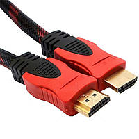 Кабель HDMI-HDMI 1.5 метра, hdmi кабель для телевизора и приставки, компьютера | hdmi подовжувач «H-s»