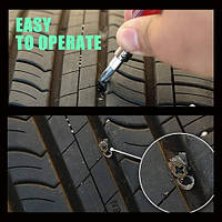 Ремкомплект для шин Tire repair nail, набір для ремонту безкамерних шин — гумові цвяхи (20 шт./пач.) «H-s»