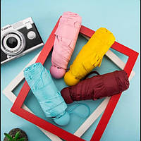 Розпродаж! Дитяча парасолька капсула (Рожева) маленька кишенькова жіноча парасолька — мінізонт у капсулі «H-s»