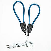 Дуговая электро-сушилка для обуви, большой размер, Синяя, сушка электрическая (електросушарка для взуття) «Hs»