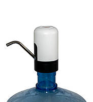 Електро помпа для бутильованої води Water Dispenser 4W біла електрична акумуляторна на пляш «H-s»
