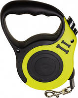 Поводок рулетка для собак Retractable Dog Leash SJ-188-5M, черно-желтый, поводок для собак 5 метров «H-s»
