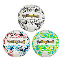 44439 С Мяч волейбольный 3 вида, вес 270 грамм, материал ТPU, баллон резиновый
