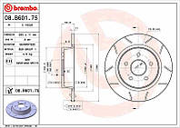 Тормозной диск FORD KUGA / FORD C-MAX / FORD TRANSIT CONNECT 2010-2019 г.