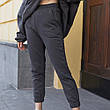 Жіночі штани BOWL графіт / Однотонні штани для дівчат / Штани оверсайз для жінок / Модні штани, фото 3