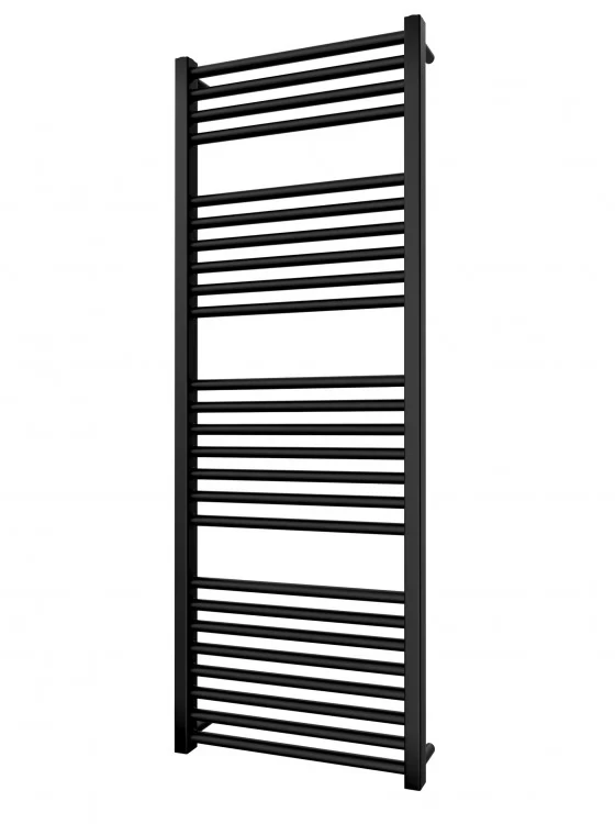Водяна рушникосушка Mario Гера 1250х500/470 Чорний мат, фото 1