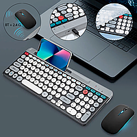 Беспроводный комплект ZYG 806, Bluetooth, полноразмерная клавиатура, оптическая мышь, USB зарядка