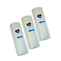 Гофровані пакети для вакууматора 20x500 см (3 рулони) пакети для сувид, харчові вакумні пакети «H-s»