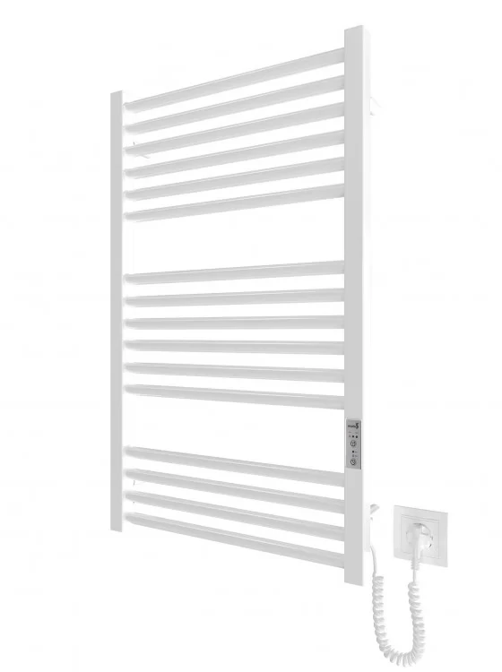 Електрична рушникосушка Mario Гера-I 800x490 TR K таймер-регулятор Білий мат, фото 1