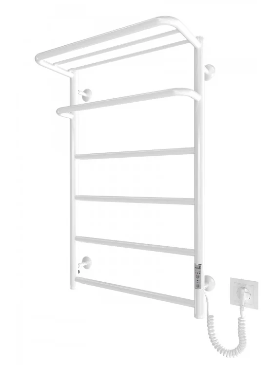 Електрична рушникосушка Mario Hotel-I 810х520 TR K таймер-регулятор Білий мат, фото 1