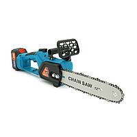 Акумуляторна ланцюгова пилка Chain Saw 10*, 24V, зарядне+ 2 аккумулятори, Вох