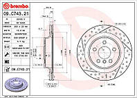 Тормозной диск MINI MINI CLUBMAN (F54) / MINI MINI COUNTRYMAN (F60) 2014- г.