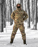 Зимний непромокаемый тактический костюм мультикам ZONDA -20, зимняя военная форма мультикам ОЧЕНЬ ТЕПЛАЯ