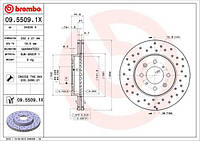 Тормозной диск MG MG ZR / MG MG ZS / ROVER COUPE / ROVER 25 (RF) 1987-2013 г.