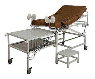 Ліжко для пологів медичне КФР функціональне допоміжне пересувне, фото 2