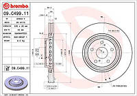 Тормозной диск LEXUS NX (_Z1_) / LEXUS RX (_L1_) / LEXUS ES (_V6_) 2005-2018 г.