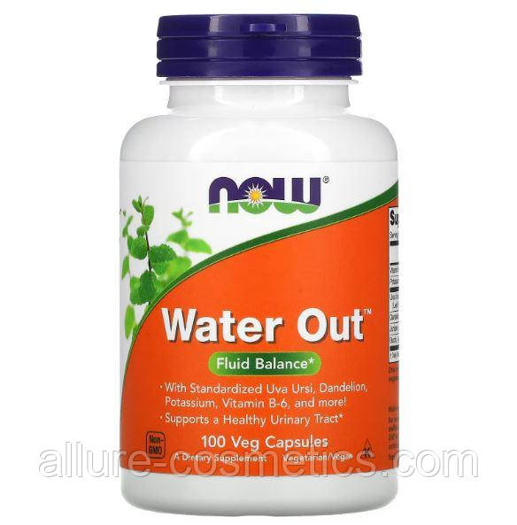 Водний баланс Water Out NOW Foods 100 рослинних капсул