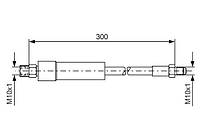 Тормозной шланг BMW Z1 / BMW 3 (E30) / BMW 5 (E60) / BMW 6 (E63) 1982-2010 г.