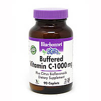 Витамины и минералы Bluebonnet Buffered Vitamin C-1000 mg, 90 каплет CN3956 VB