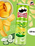 Чіпси Pringles Cucumber Sea Salt Light, 115г, фото 6