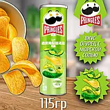 Чіпси Pringles Cucumber Sea Salt Light, 115г, фото 7