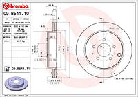 Тормозной диск LINCOLN MKX / MAZDA MPV (LY) / MAZDA CX-7 (ER) 2006-2014 г.