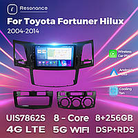 Штатная магнитола Toyota Fortuner, Hilux (2004-2014) M100 (1/32 Гб), HD (1280x720) QLED, GPS