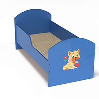 Кровать ясельная с бортиками с рисунком DS-203