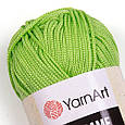 Пряжа для макраме Yarnart Macrame Салатовий №150, фото 3