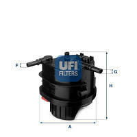 Топливный фильтр PEUGEOT 206 / CITROEN C2 (JM_) / FORD FUSION (JU_) 1998-2017 г.