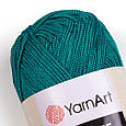Пряжа для макраме Yarnart Macrame Смарагд №158, фото 3