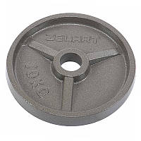 Блины диски стальные Zelart TA-7792 10 кг Серый (58363171)