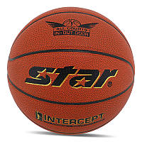 Мяч баскетбольный Star Intercept BB4505 №5 Оранжевый (57623087)