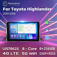 Штатная магнитола Toyota Highlander 3 (XU50) (2013-2018) M100 (1/32 Гб), HD (1280x720) QLED, GPS