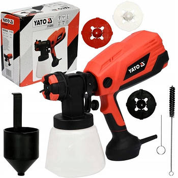 Фарборозпилювач YATO 600 Вт  бак1 л сопло Ø2.6 мм