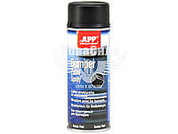 Фарба-спрей (APP) Bumper Paint Чорний мат для пластику структурна 400мл 020811
